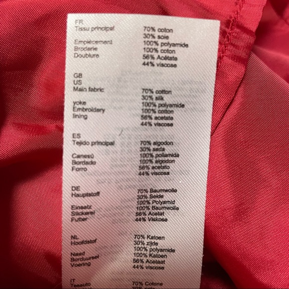 NWT New $440 Maje Red Roucoul Heart Embroidered Dress Size 1 US S - Picture 8 of 15